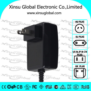 24v1a dc wall power supply class 2 adapter efficiency VI ul